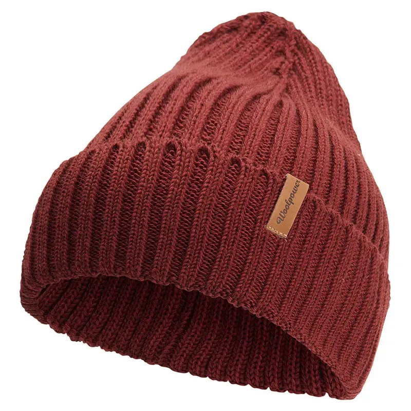 Woolpower Beanie Rib Rust · Rojo