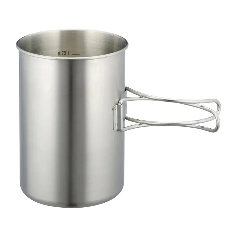 Tatonka Becher Mit Griff 850 ml Silberfarben