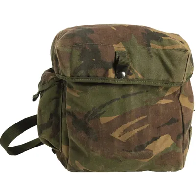 Britische Maskentasche Mit Gurt Tarn Gebraucht - British Army
