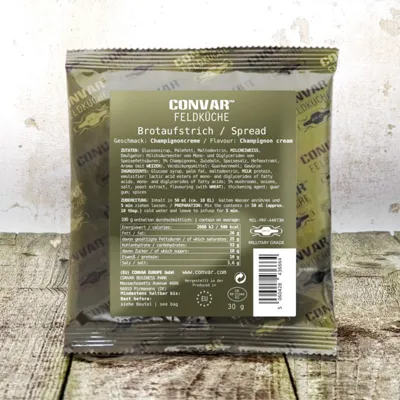 Brotaufstrich Champignon-Creme 30 g - CONVAR Feldküche