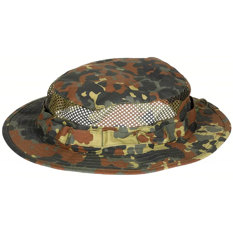 MFH Buschhut Mesh Boonie · Flecktarn