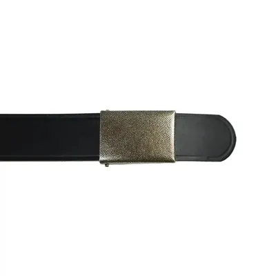 BW Hosengürtel Leder Marine Gebraucht - Bundeswehr Original