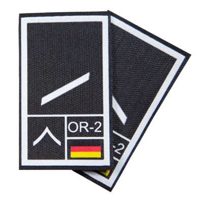 BW Rangabzeichen International Bedruckt Heer Klett Für KBS SK - NfD
