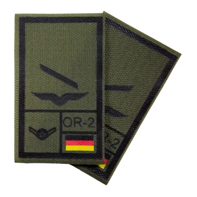 BW Rangabzeichen International Bedruckt Luftwaffe Klett Für KBS SK - NfD