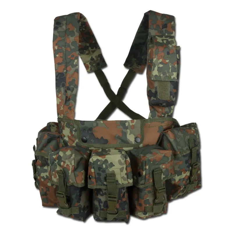 Mil-Tec Chest Rig 6-POCKET · Flecktarn