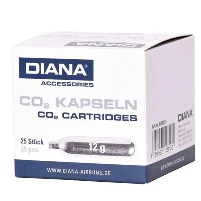 CO2 Kapseln 10ER/25ER Pack Je 12g - Diana