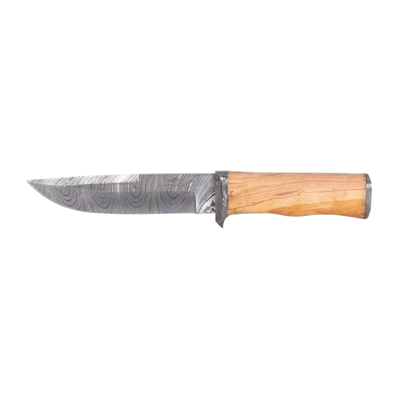 KH Security Damastmesser Outlander Braun Grau