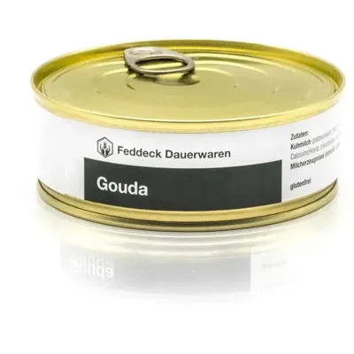 Dosenkäse Gouda 200 g - Feddeck Dauerwaren