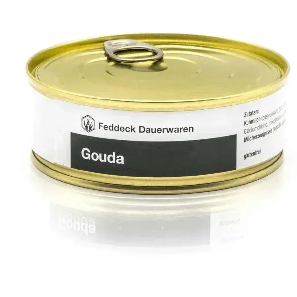 Feddeck Dauerwaren Dosenkäse Gouda 200 g