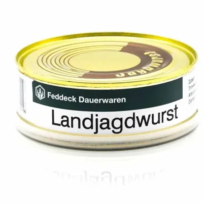 Dosenwurst Landjagdwurst 200 g - Feddeck Dauerwaren