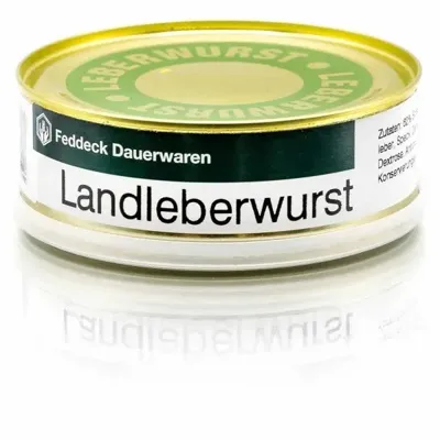 Dosenwurst Landleberwurst 200 g - Feddeck Dauerwaren