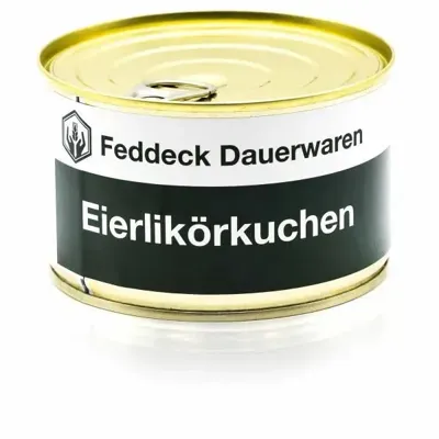 Eierlikörkuchen Dose 155 g - Feddeck Dauerwaren