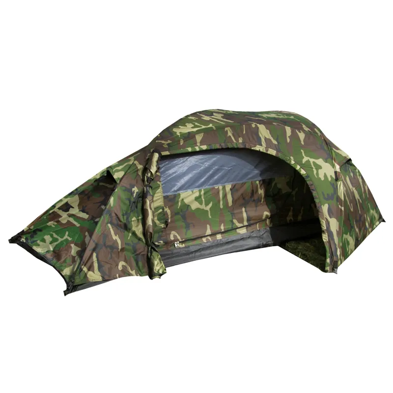 Mil-Tec Einmannzelt Recom · Woodland