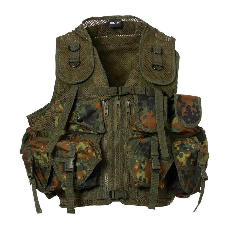 Mil-Tec Einsatzweste Tactical · Flecktarn