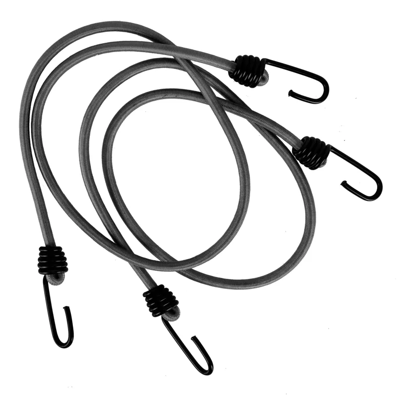 Mil-Tec Expanderschnur Mit Haken 2ER Set · Negro