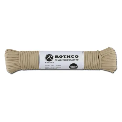 Fallschirmleine Polyester Type III 550 Lbs - Rothco