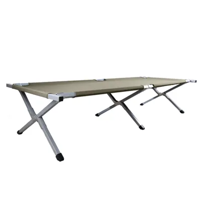 Feldbett US Typ Steel 190x65 cm Mit Tasche - Mil-Tec