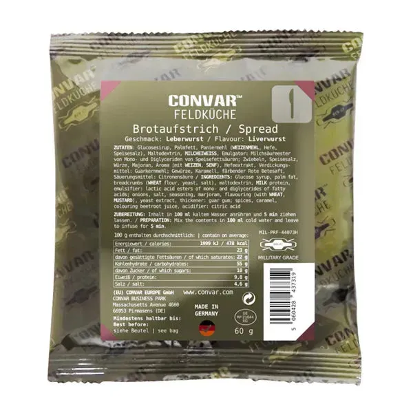 Convar-7 Feldküche Brotaufstrich Leberwurst