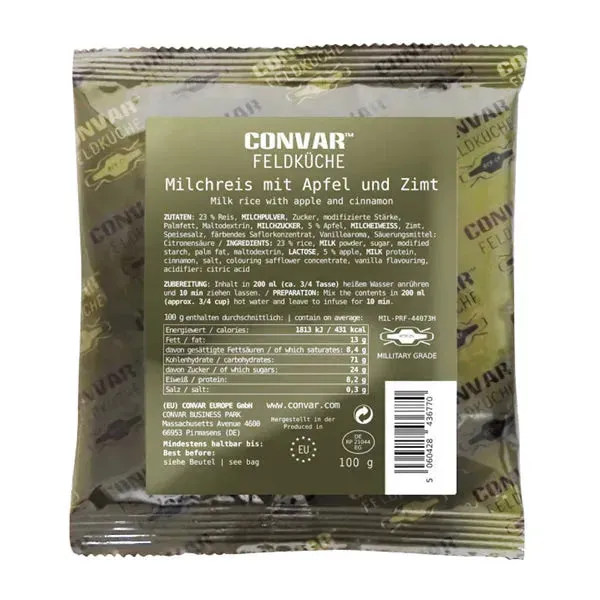 Convar-7 Feldküche Milchreis