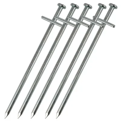 Felsnagel Rock 17 cm 5 Stück Silberfarben - Relags