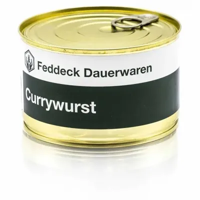 Fertiggericht Dose Currywurst 400 g - Feddeck Dauerwaren