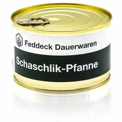 Fertiggericht Dose Schaschlik-Pfanne 400 g - Feddeck Dauerwaren