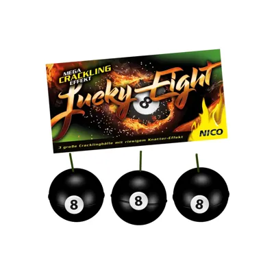 Feuerwerk Lucky Eight Cracklingbälle 3ER-BEUTEL - Nico Europe