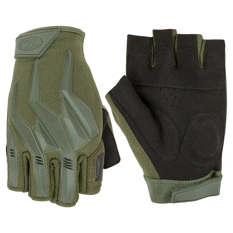 Highlander Forces Fingerlose Handschuhe Raptor · Verde / OD