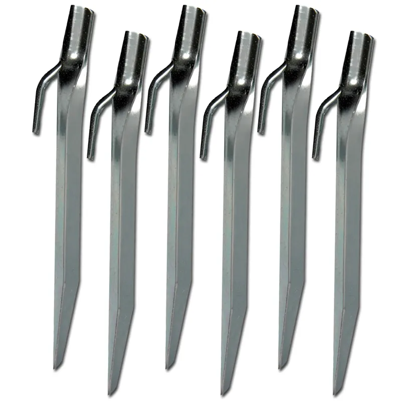 Highlander Flachstahl Heringe 18 cm 6ER Pack