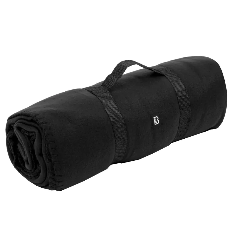 Brandit Fleecedecke · Negro