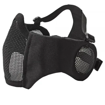 Gittermaske Metall-Mesh Mit Pads Und Ohrprotektoren - ASG