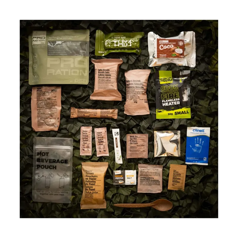 Pro-Ration Halbtagesration Ultimate Tactical Ration Half Day Menü 3