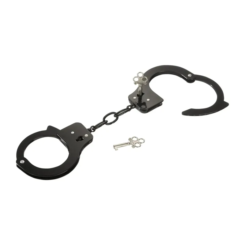 Mil-Tec Handschellen 2 Schlüssel Brüniert · Negro