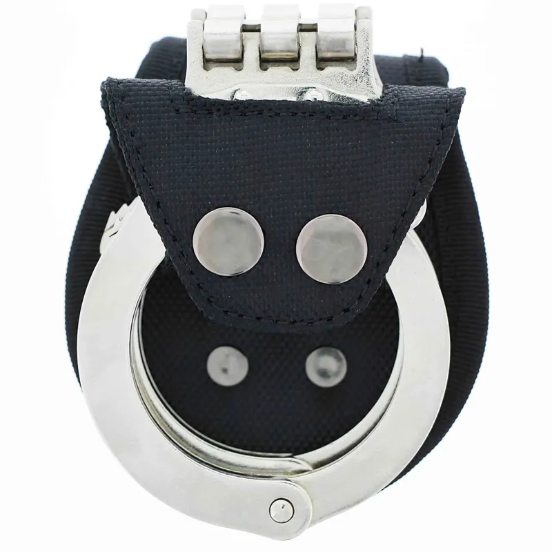 Coptex Handschellenetui Offen · Negro
