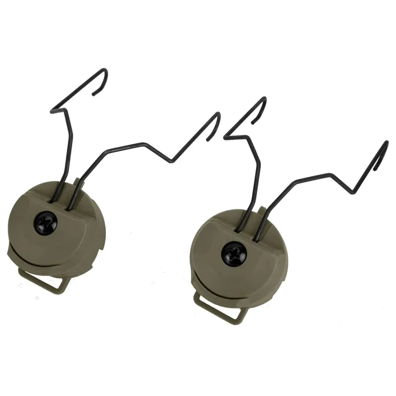 FMA Airsoft Headset Helmadapter Helmet Adapter MSA · Verde / OD