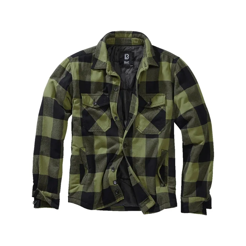 Brandit Hemd Lumberjacket · Verde / OD