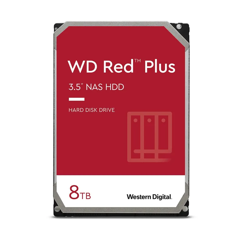 Western Digital Plus Internal Hard Drive · Rojo