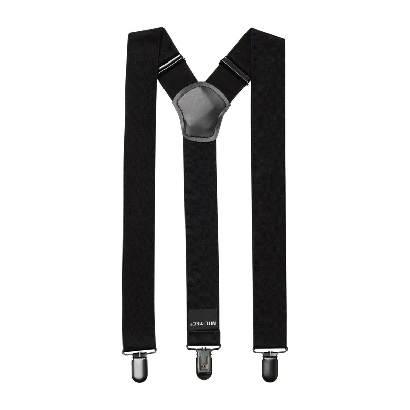 Mil-Tec Hosenträger Mit Clip · Negro
