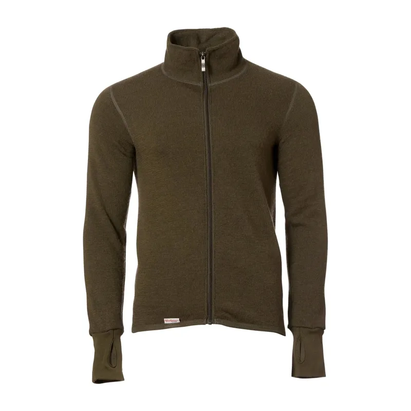 Woolpower Jacke Full Zip 400 Pine · Verde / OD