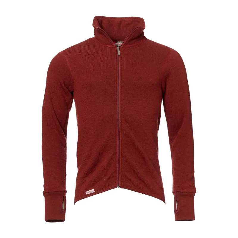 Woolpower Jacke Full Zip 400 Rust · Rojo