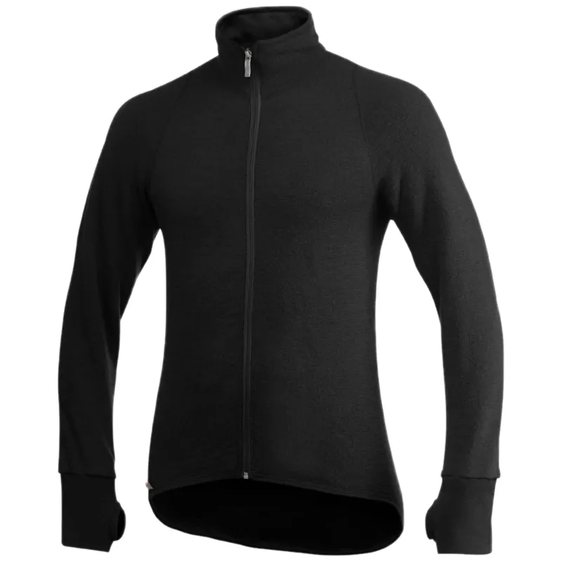Woolpower Jacke Full Zip 400 · Negro