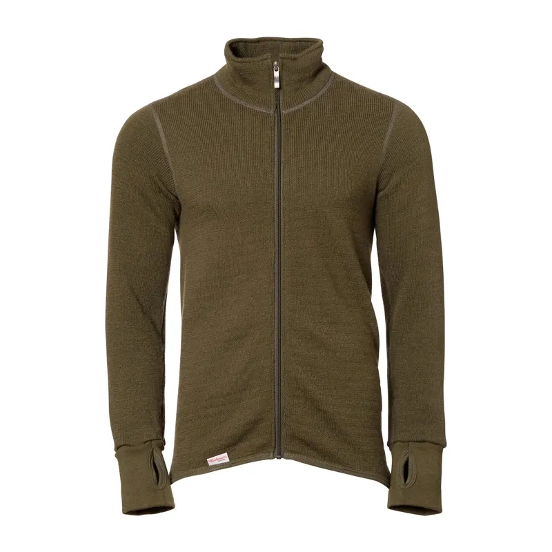 Woolpower Jacke Full Zip 600 Pine · Verde / OD