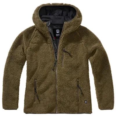Jacke Teddyfleecejacket Hood Frauen - Brandit