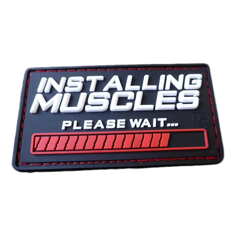 Jackets to go 3D Patch Installing Muscles Fullcolor