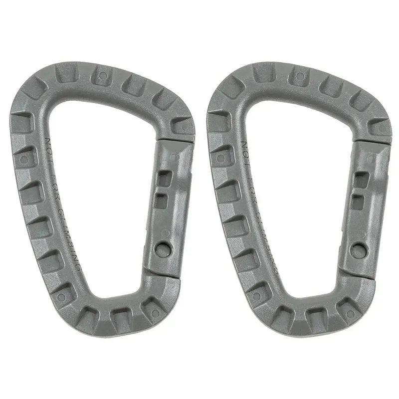 MFH Karabiner Kunststoff 2ER Pack · Verde / OD