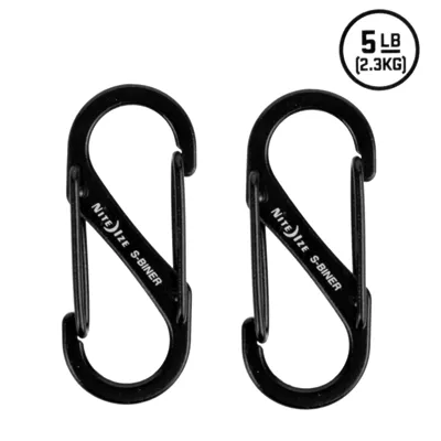 Karabiner S-Biner gr. 1 Edelstahl Stainless 2ER Pack - Nite Ize