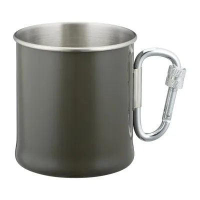 Karabinerbecher Edelstahl 250 ml - Mil-Tec