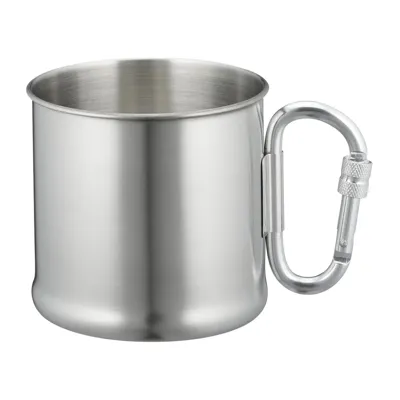 Karabinerbecher Edelstahl 500 ml - Mil-Tec