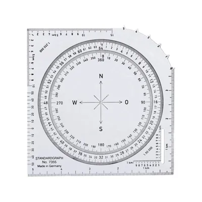 Karten-Winkelmesser - Standardgraph