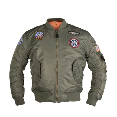 Kinder Fliegerjacke MA1 Kids Mit Abzeichen - Mil-Tec